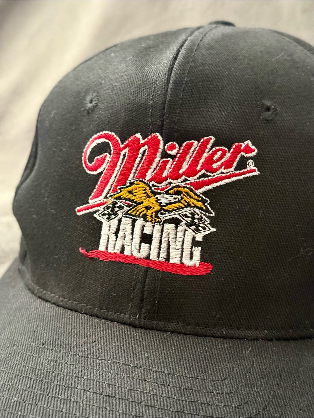 Miller Racing Black Embroidered Baseball Cap - Picture 2 of 7